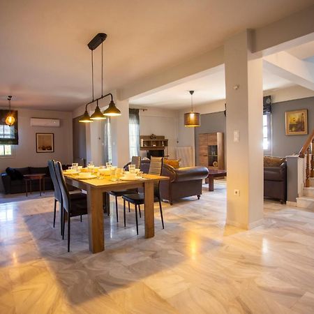 Τraditional Fully Detached Villa On A Luxurious Hillock Of Thessaloniki With Its Own Garden Also For Family & Wedding Gatherings For 10 To 25 People Only 15 Minutes From Airport Exteriér fotografie