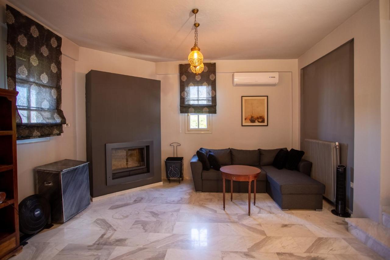 Τraditional Fully Detached Villa On A Luxurious Hillock Of Thessaloniki With Its Own Garden Also For Family & Wedding Gatherings For 10 To 25 People Only 15 Minutes From Airport Exteriér fotografie