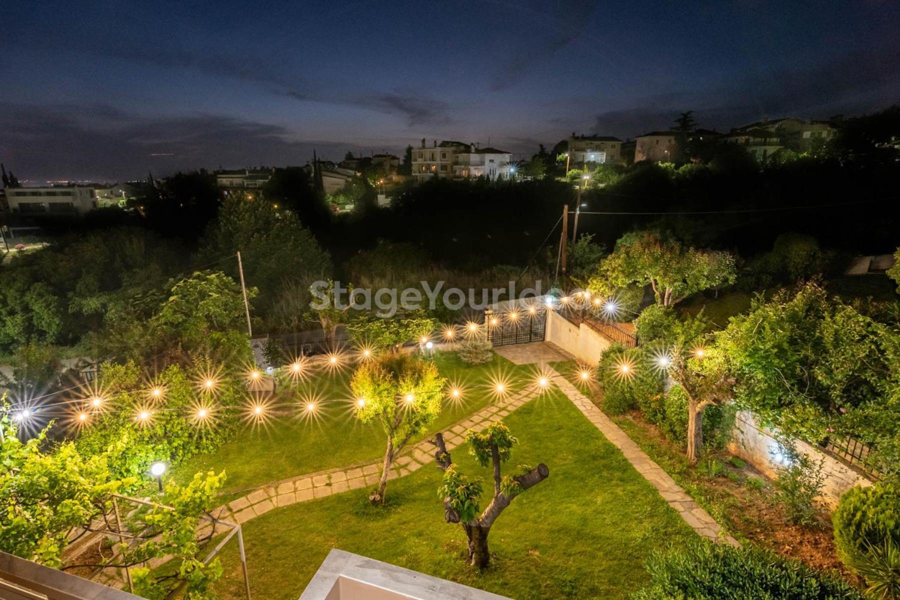 Τraditional Fully Detached Villa On A Luxurious Hillock Of Thessaloniki With Its Own Garden Also For Family & Wedding Gatherings For 10 To 25 People Only 15 Minutes From Airport Exteriér fotografie