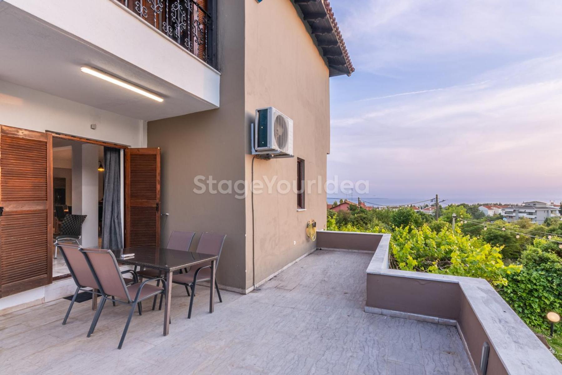 Τraditional Fully Detached Villa On A Luxurious Hillock Of Thessaloniki With Its Own Garden Also For Family & Wedding Gatherings For 10 To 25 People Only 15 Minutes From Airport Exteriér fotografie