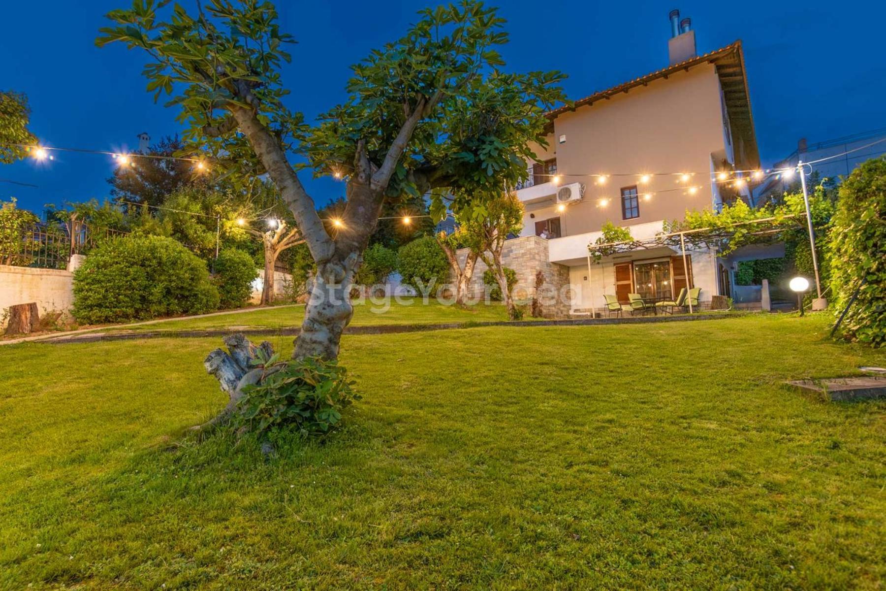 Τraditional Fully Detached Villa On A Luxurious Hillock Of Thessaloniki With Its Own Garden Also For Family & Wedding Gatherings For 10 To 25 People Only 15 Minutes From Airport Exteriér fotografie